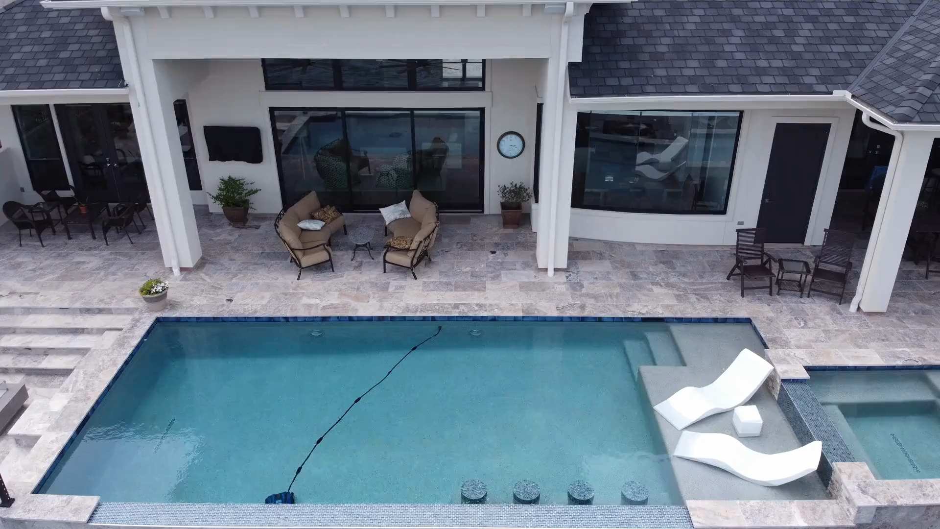 Luxury pool in Houston
