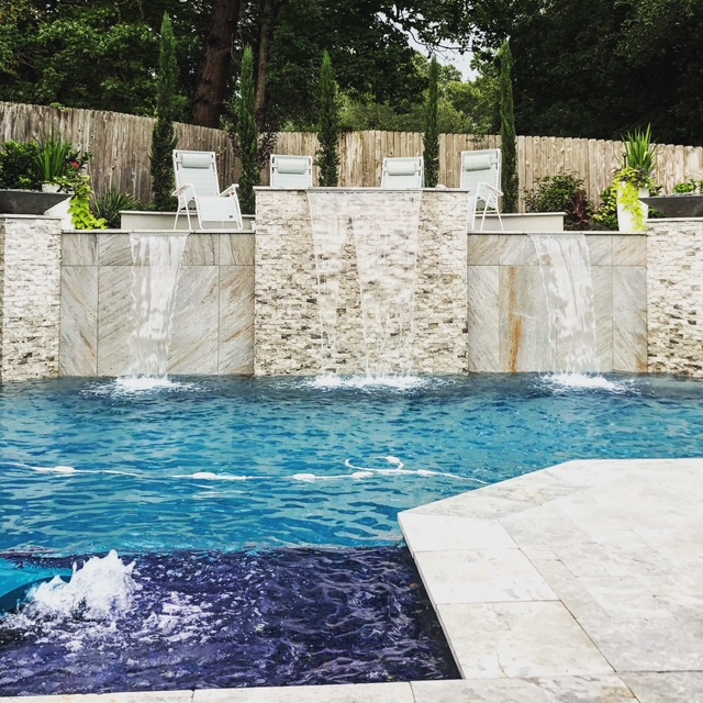 Luxury pool in Magnolia